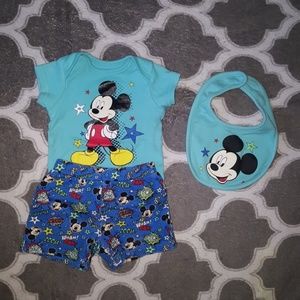 Infant Baby Boy Disney LOT Of 3 Size 0-3 Months